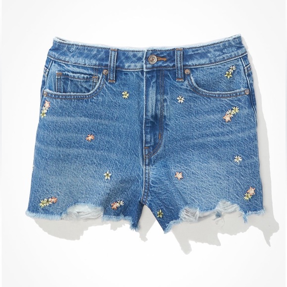AE Denim Mom Shorts - Picture 3 of 4